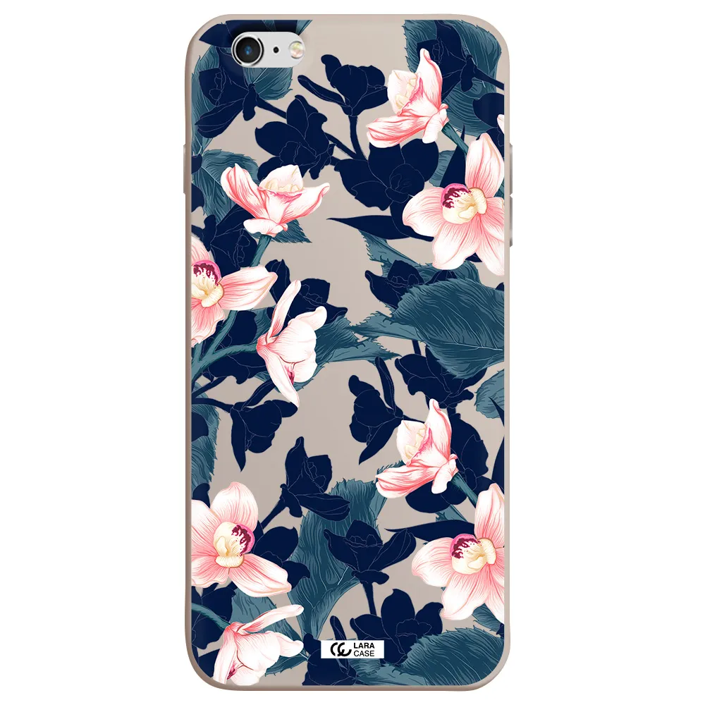 Orchid Apple iPhone 6 s plus Silicone Stone Case