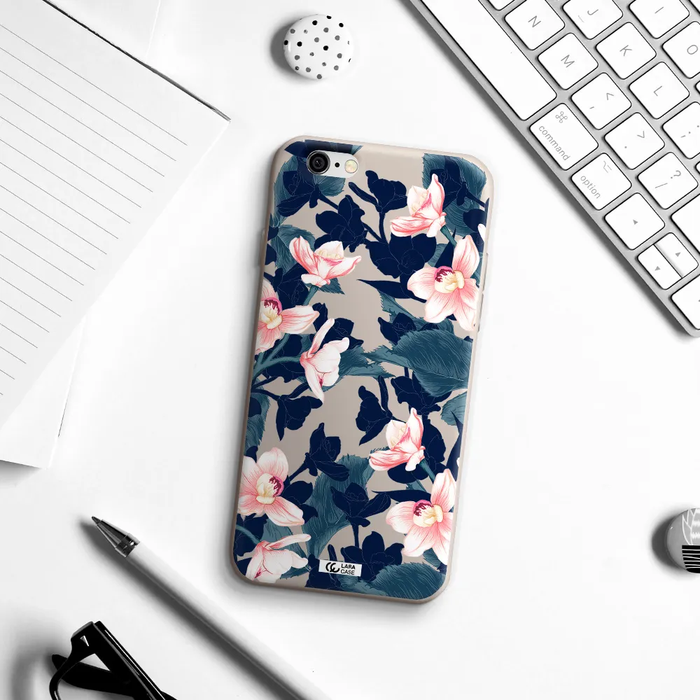 Orchid Apple iPhone 6 Silicone Stone Case