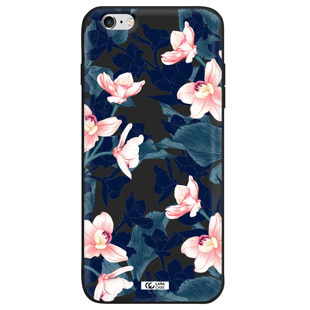 Orchid Apple iPhone 6S Silicone black Case