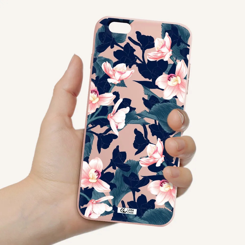 Orchid Apple iPhone 6S Silicone pastel pink Case