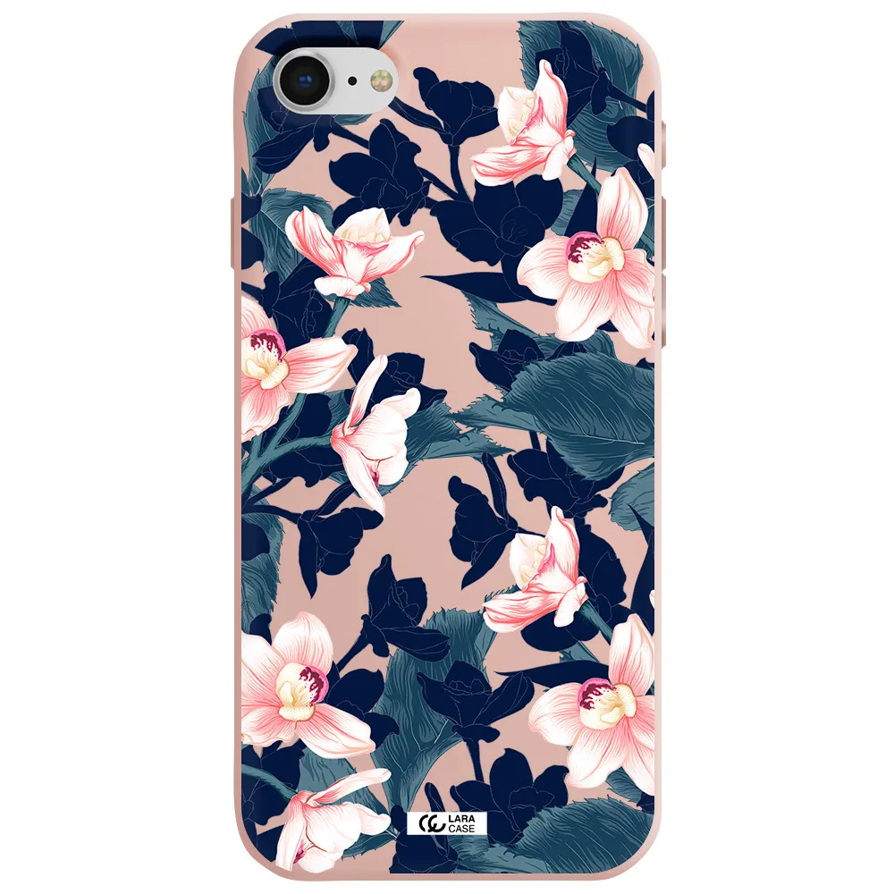 Orchid Apple iPhone se 2020 Silicone pastel pink Case