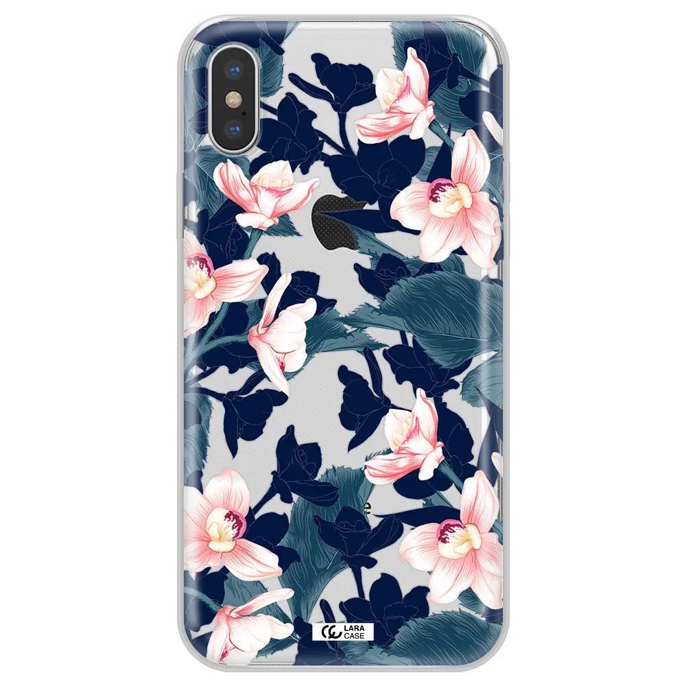 Orchid Apple iPhone XS Clear TPU Case