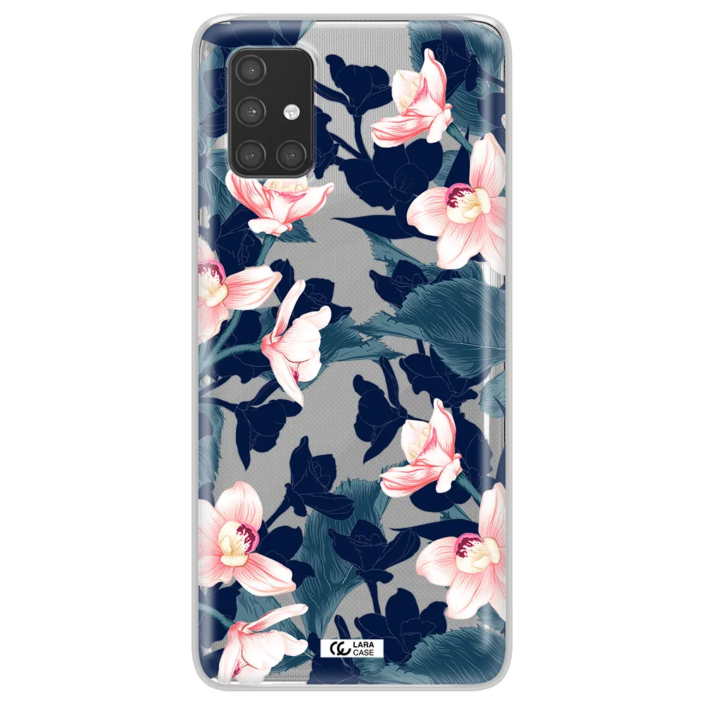 Orchid Samsung A71 Clear TPU Case