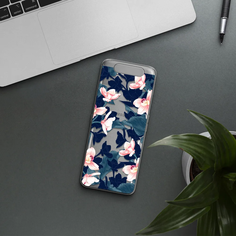 Orchid Samsung A80 Clear TPU Case