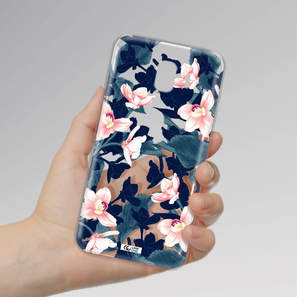 Orchid Samsung J4 Clear TPU Case