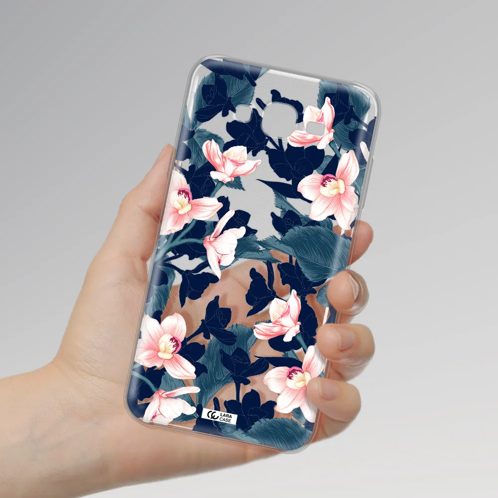 Orchid Samsung J7 Clear TPU Case