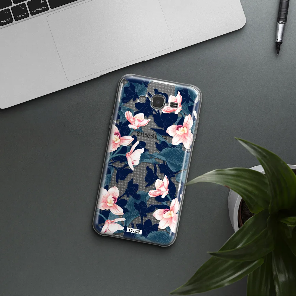 Orchid Samsung J7 Clear TPU Case