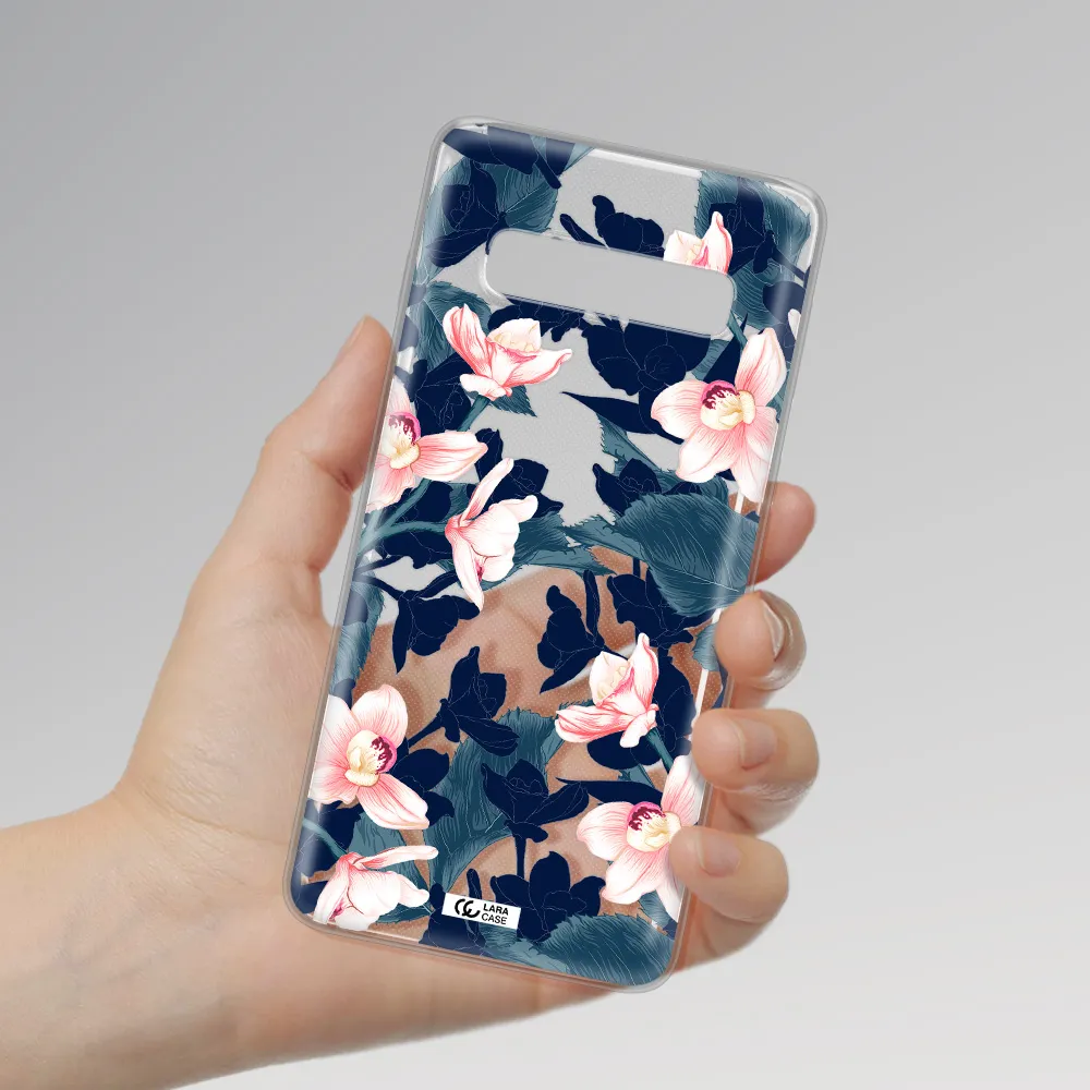 Orchid Samsung S10 Clear TPU Case