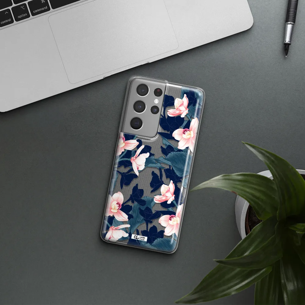 Orchid Samsung S21 Ultra Clear TPU Case