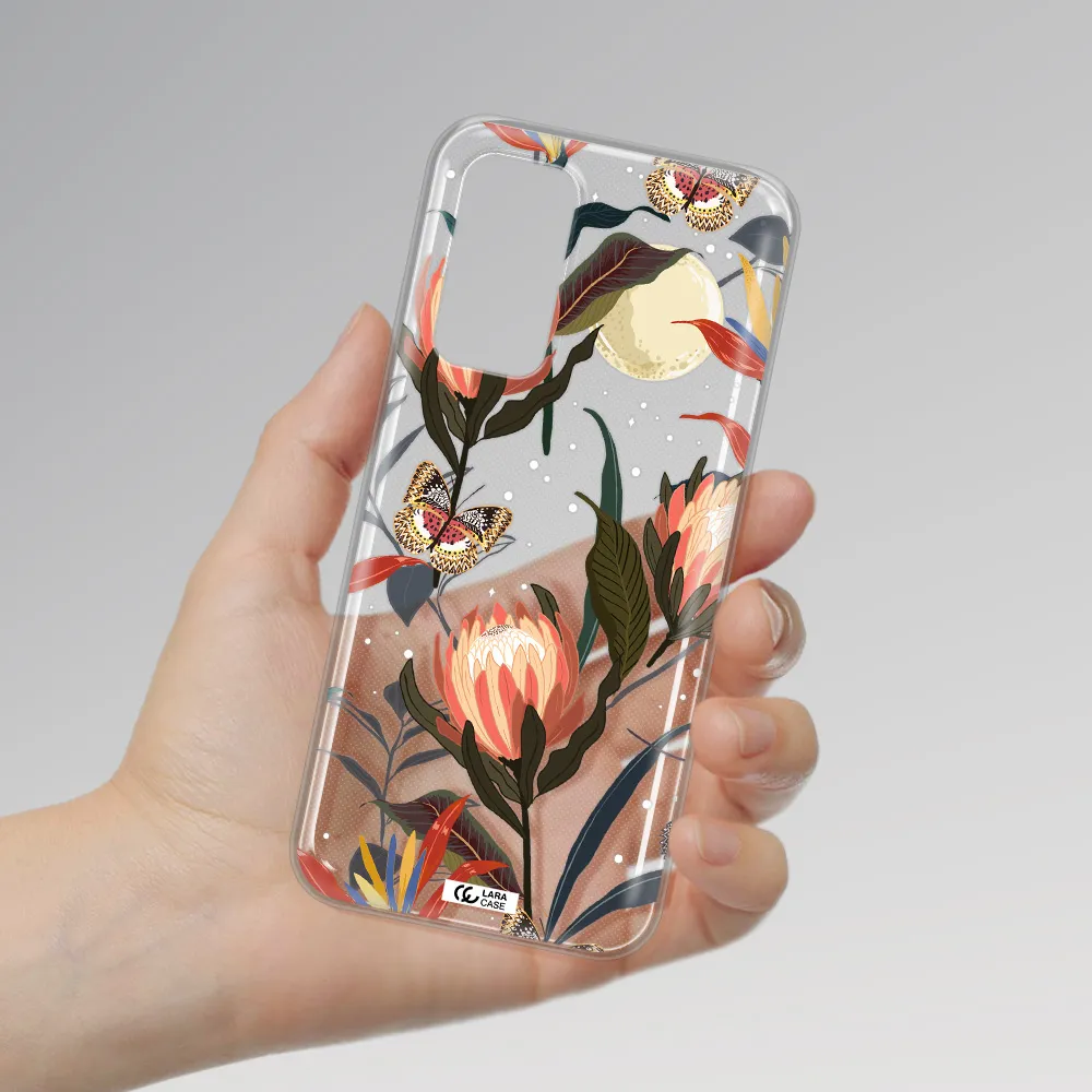 Moon Butterfly Flower Xiaomi Mi 10 T Pro Clear TPU Case