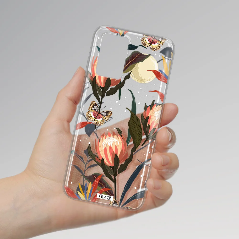 Moon Butterfly Flower Xiaomi Redmi 10 Clear TPU Case