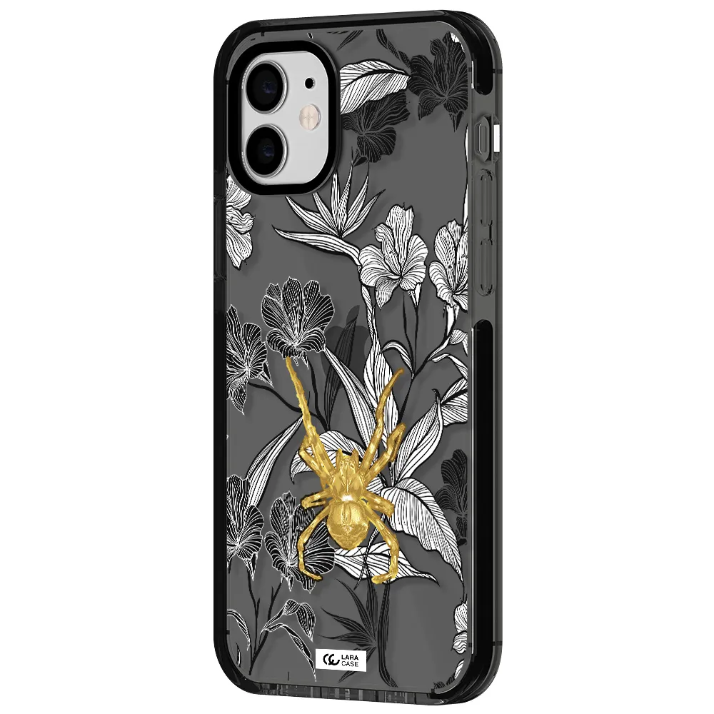 Golden Spider Apple iPhone 11 impact Smoke Black Case