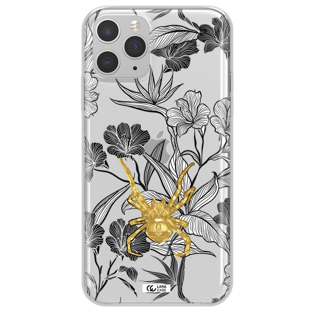 Golden Spider Apple iPhone 11 pro Clear TPU Case
