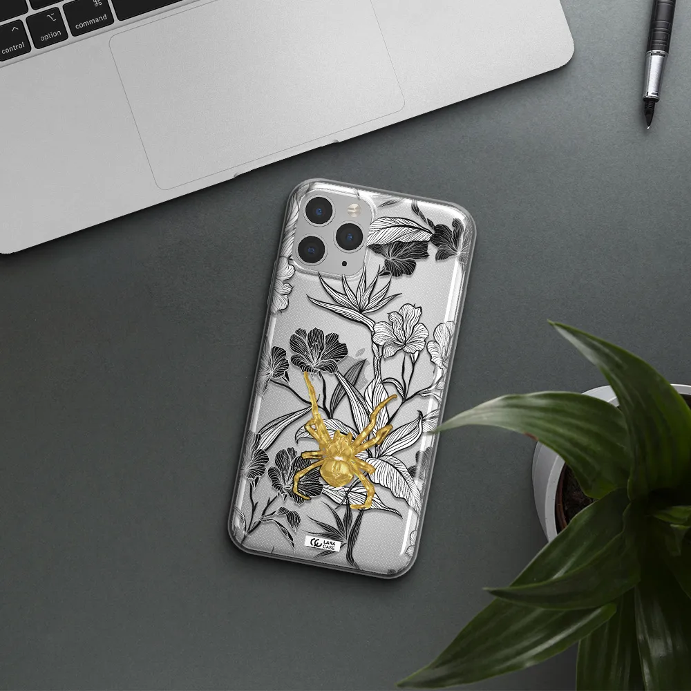 Golden Spider Apple iPhone 11 pro Clear TPU Case