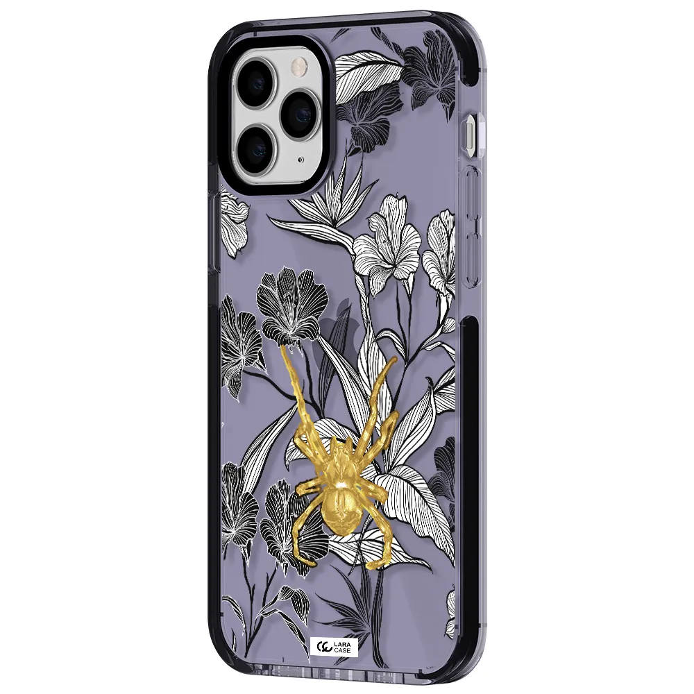 Golden Spider Apple iPhone 11 pro impact Lilac Case
