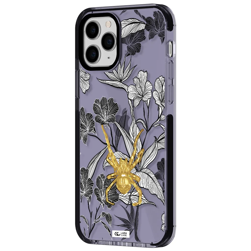 Golden Spider Apple iPhone 11 pro max impact Lilac Case