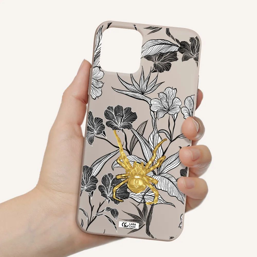 Golden Spider Apple iPhone 11 pro max Silicone Stone Case