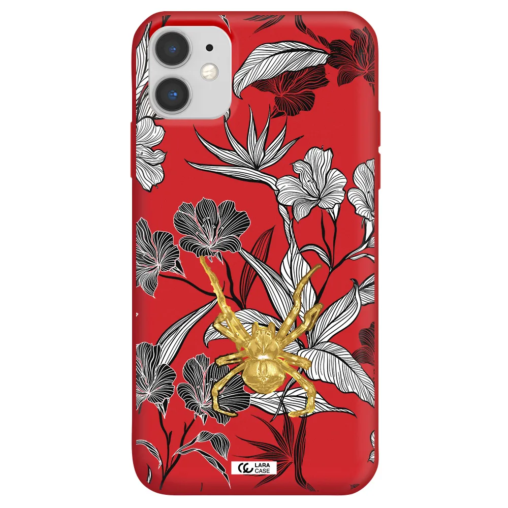 Golden Spider Apple iPhone 11 Silicone Imperial Red Case