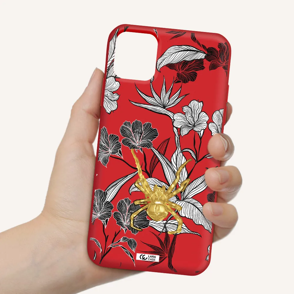 Golden Spider Apple iPhone 11 Silicone Imperial Red Case