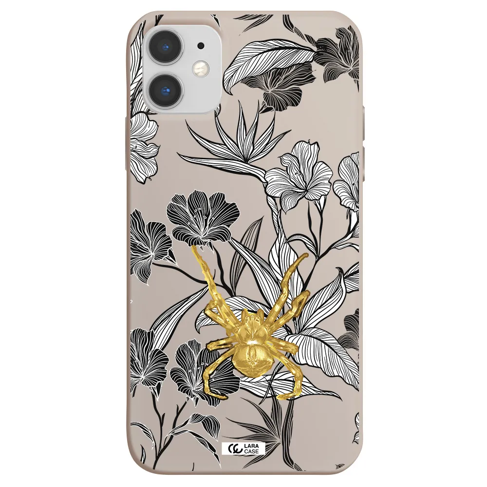 Golden Spider Apple iPhone 11 Silicone Stone Case