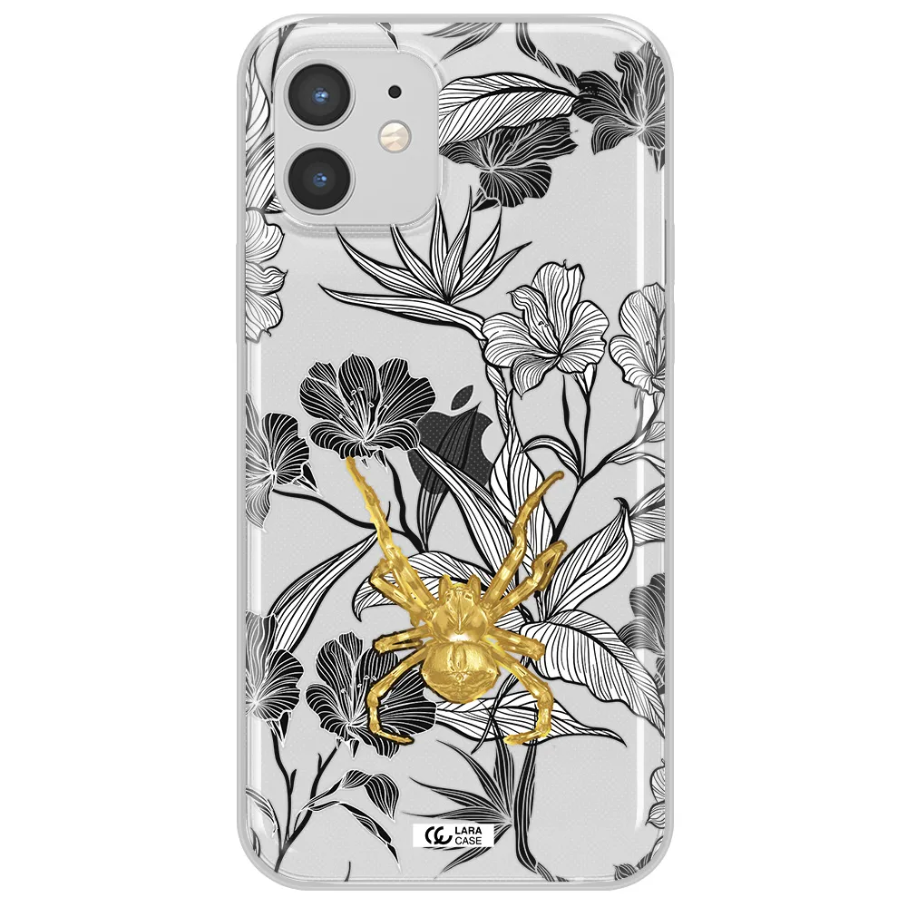 Golden Spider Apple iPhone 12 Clear TPU Case