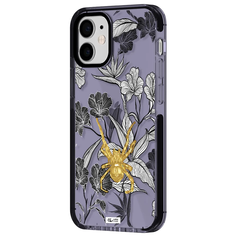 Golden Spider Apple iPhone 12 mini impact Lilac Case