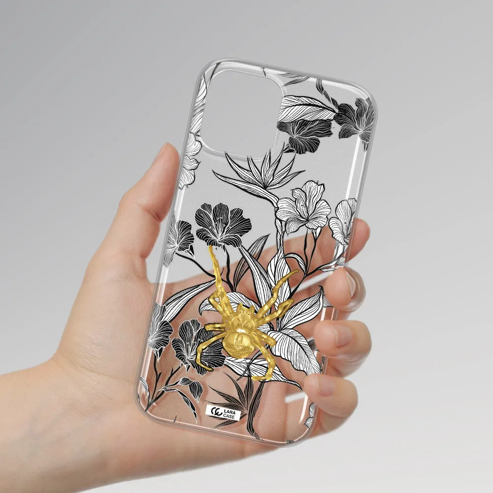 Golden Spider Apple iPhone 12 pro Clear TPU Case