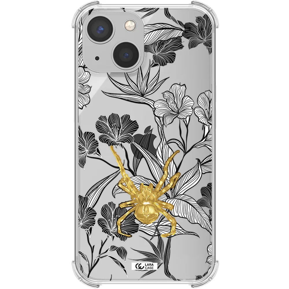 Golden Spider Apple iPhone 13 Clear PC Case