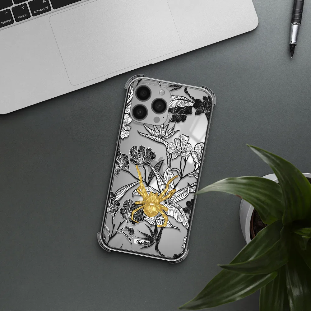 Golden Spider Apple iPhone 13 Pro Max Clear PC Case