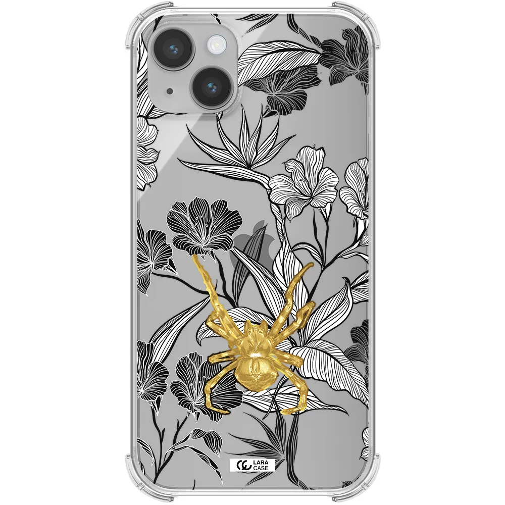 Golden Spider Apple iPhone 14 Clear PC Case