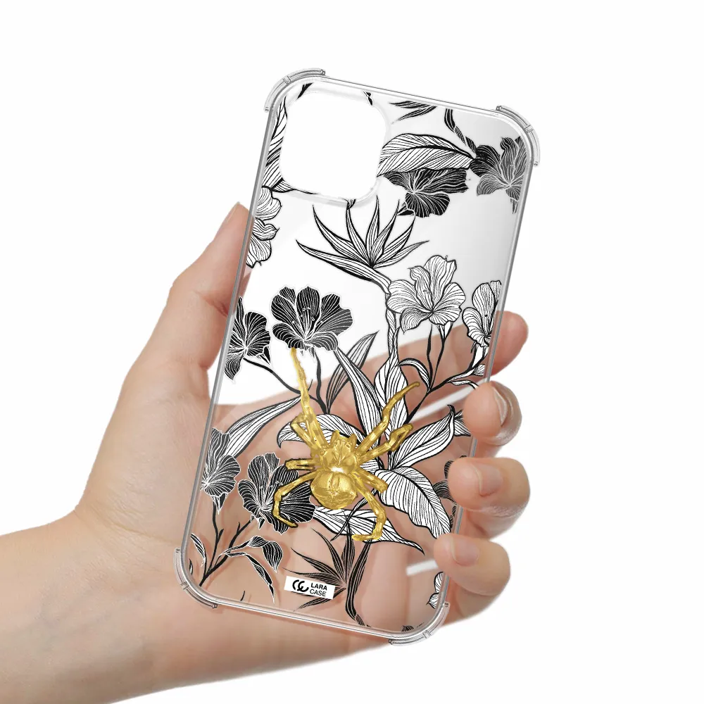 Golden Spider Apple iPhone 14 Clear PC Case