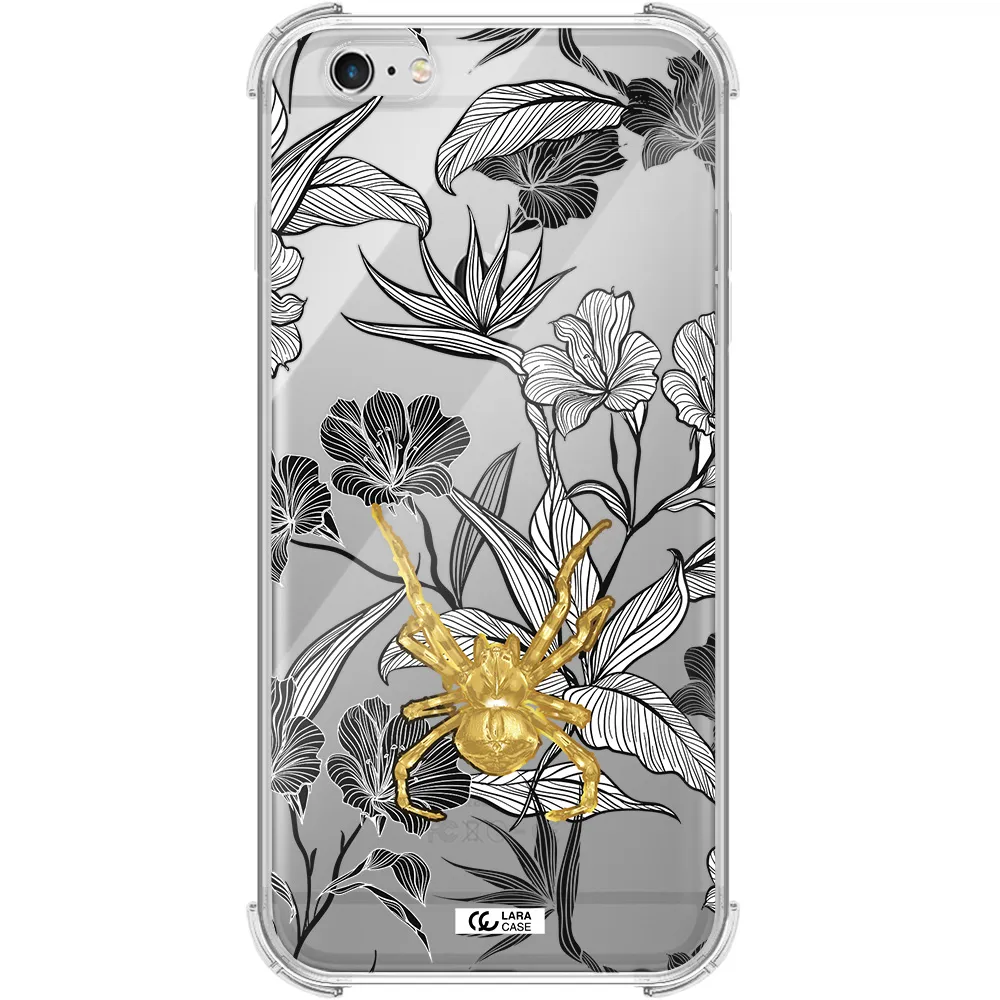 Golden Spider Apple iPhone 6 plus Clear PC Case