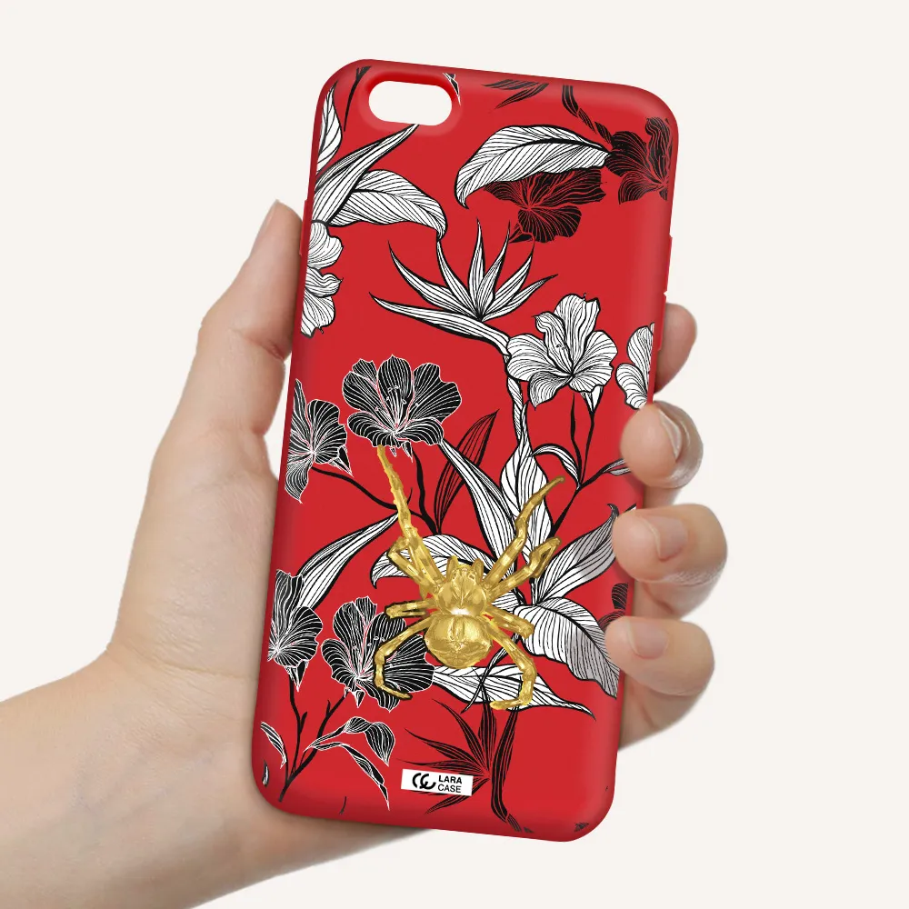 Golden Spider Apple iPhone 6 plus Silicone Imperial Red Case