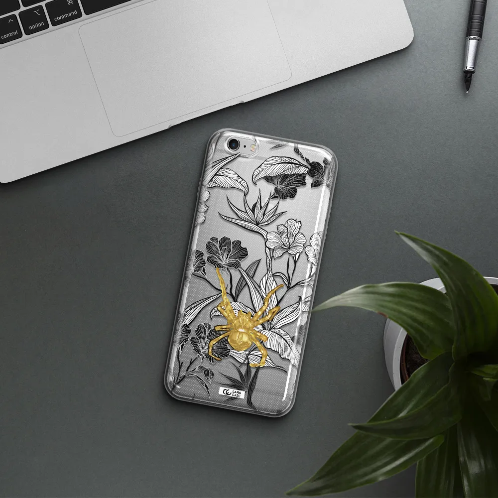 Golden Spider Apple iPhone 6 s plus Clear TPU Case