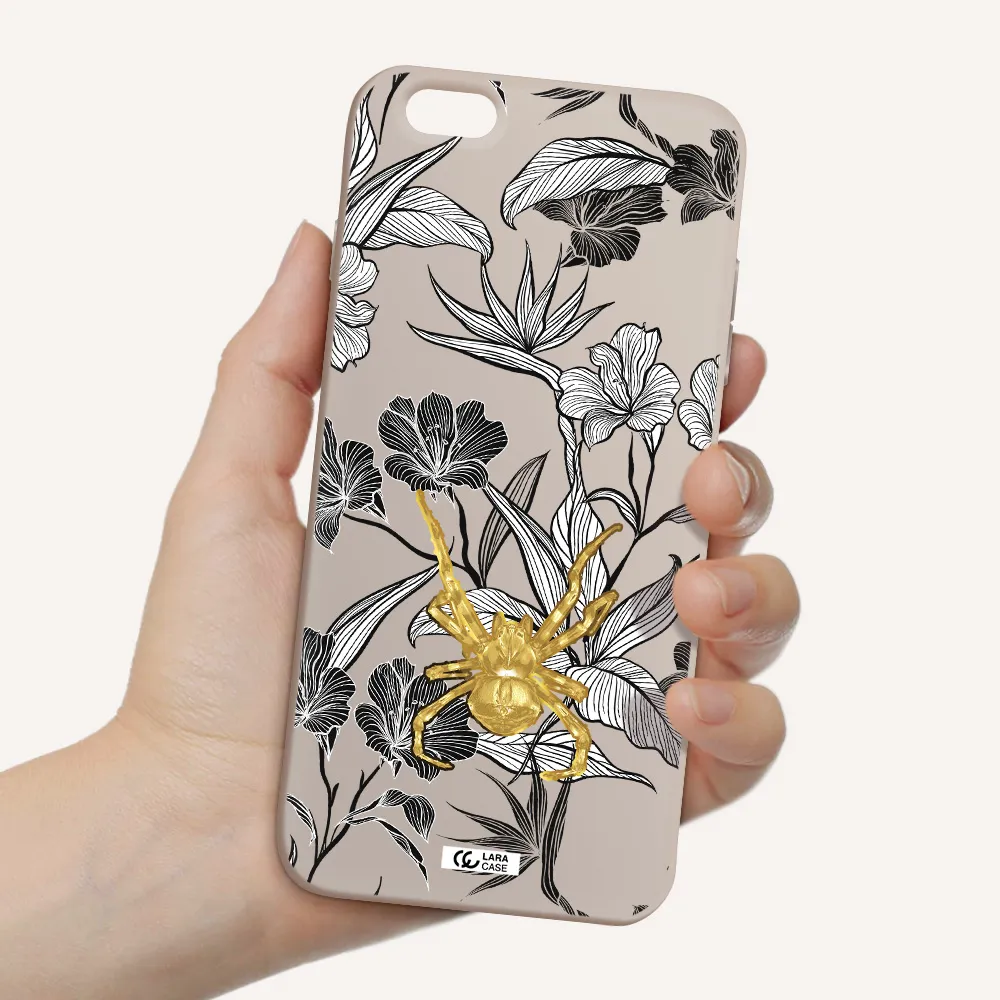 Golden Spider Apple iPhone 6 s plus Silicone Stone Case