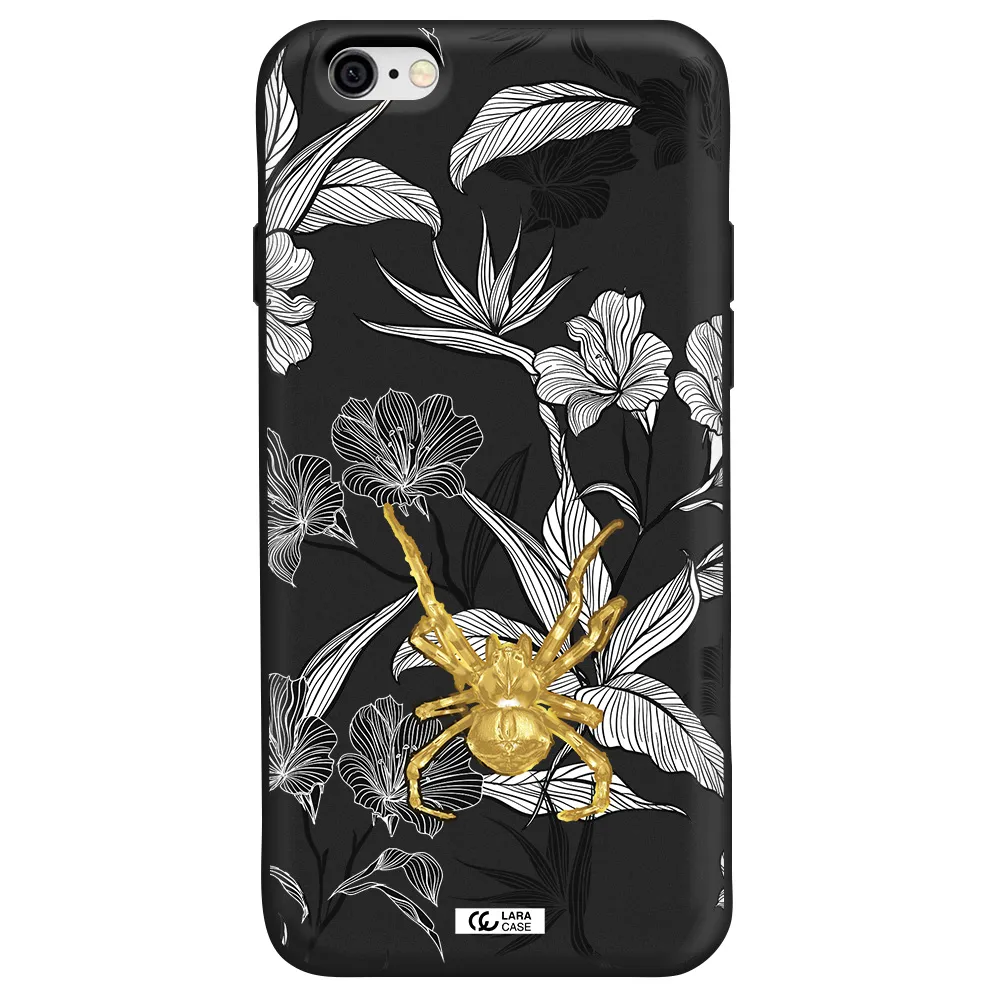 Golden Spider Apple iPhone 6 Silicone black Case