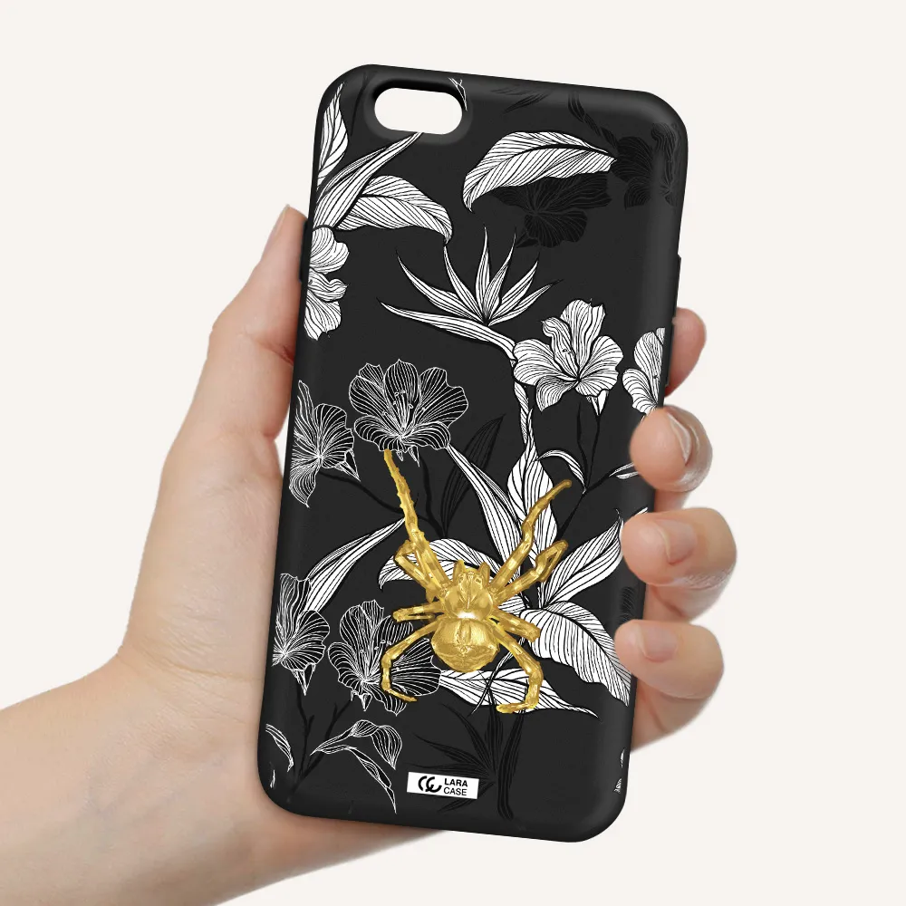 Golden Spider Apple iPhone 6 Silicone black Case