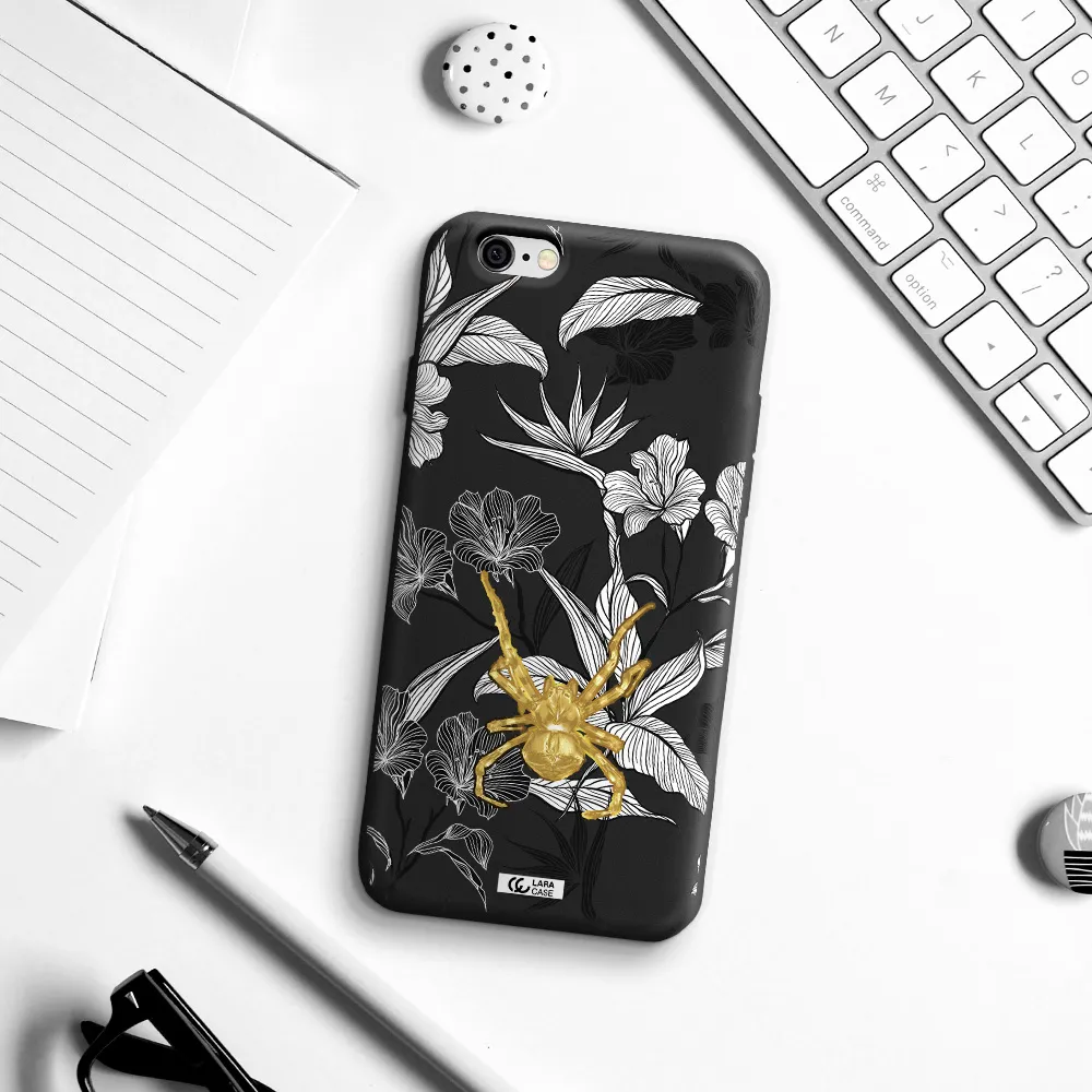 Golden Spider Apple iPhone 6 Silicone black Case