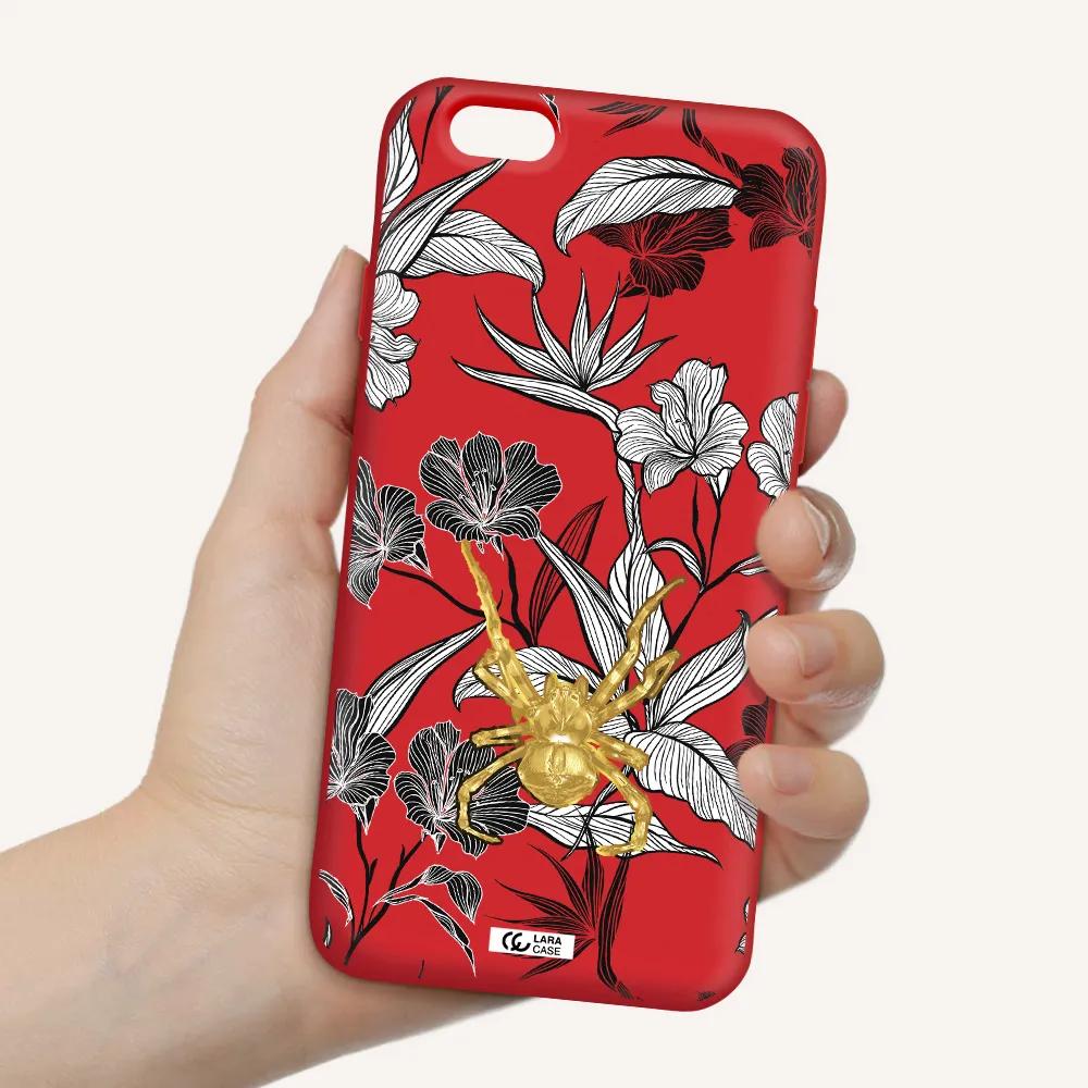 Golden Spider Apple iPhone 6 Silicone Imperial Red Case