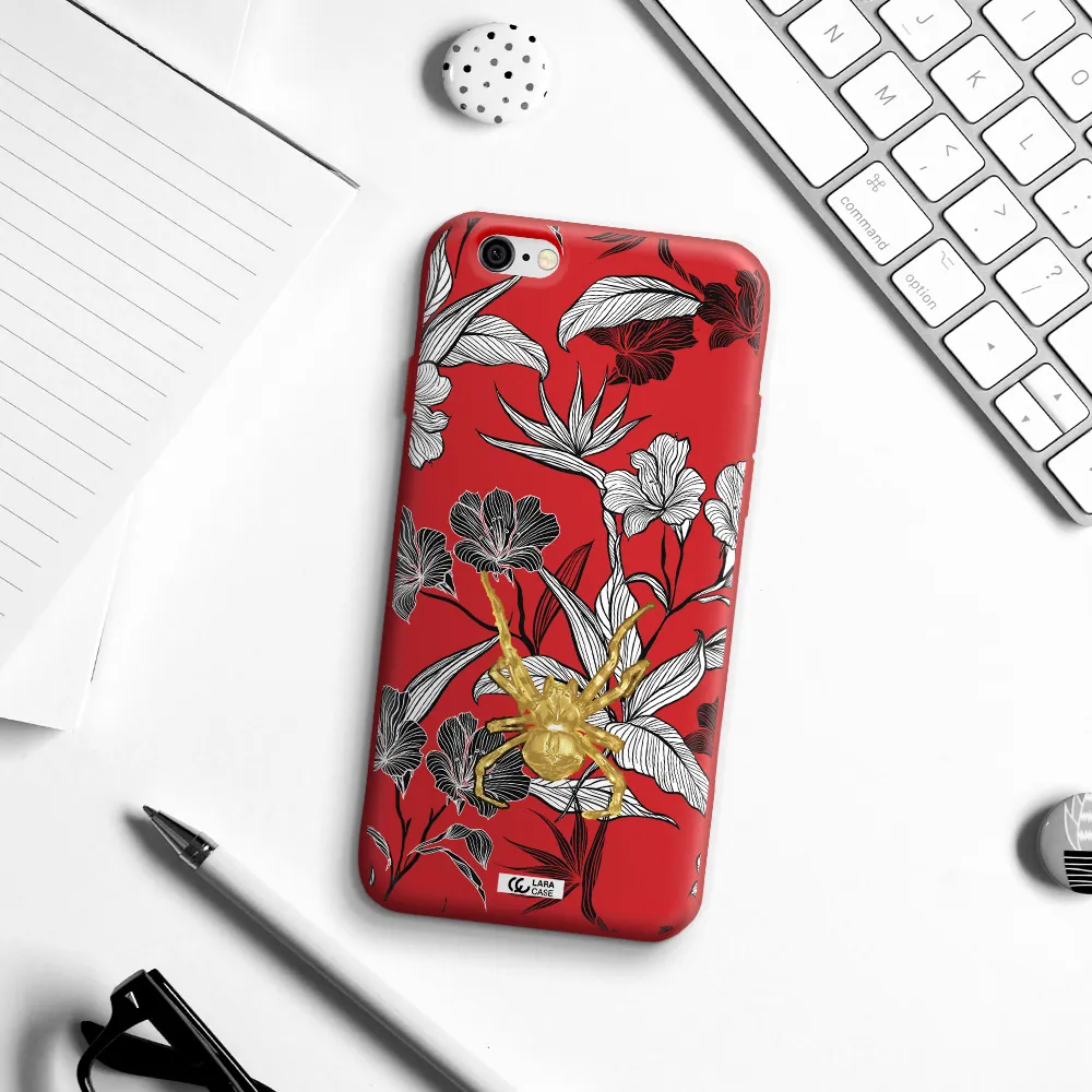 Golden Spider Apple iPhone 6 Silicone Imperial Red Case