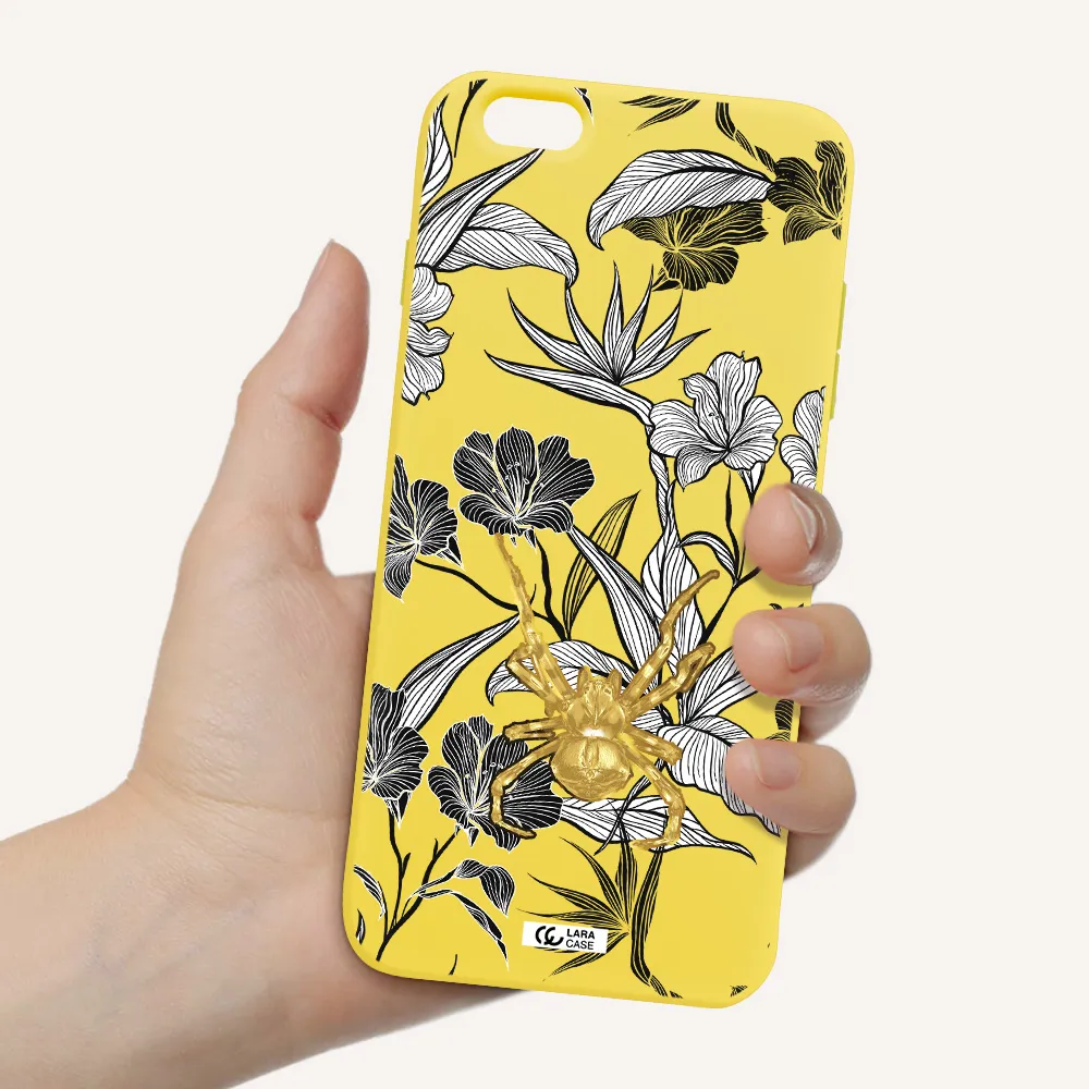 Golden Spider Apple iPhone 6S Silicone canary yellow Case