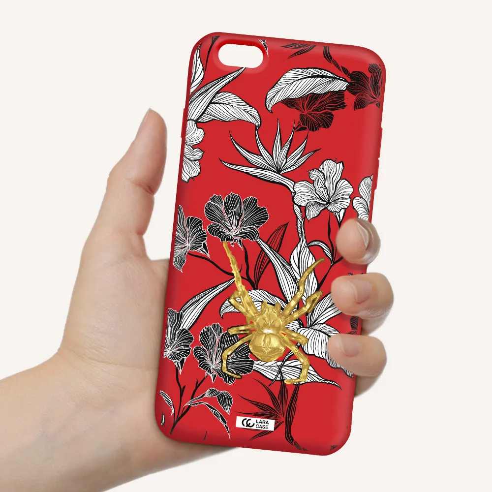Golden Spider Apple iPhone 6S Silicone Imperial Red Case