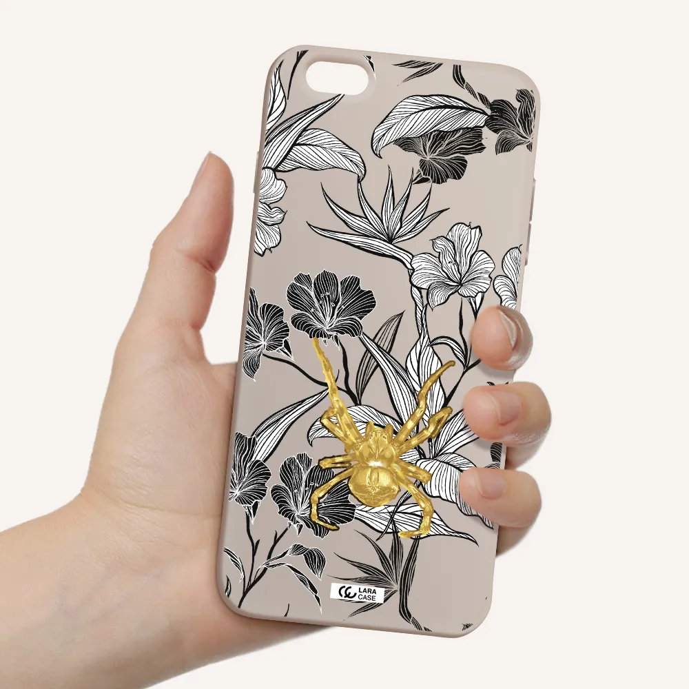 Golden Spider Apple iPhone 6S Silicone Stone Case