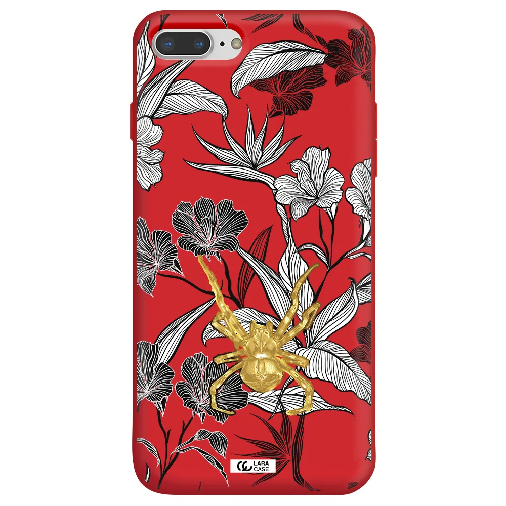 Golden Spider Apple iPhone 7 plus Silicone Imperial Red Case