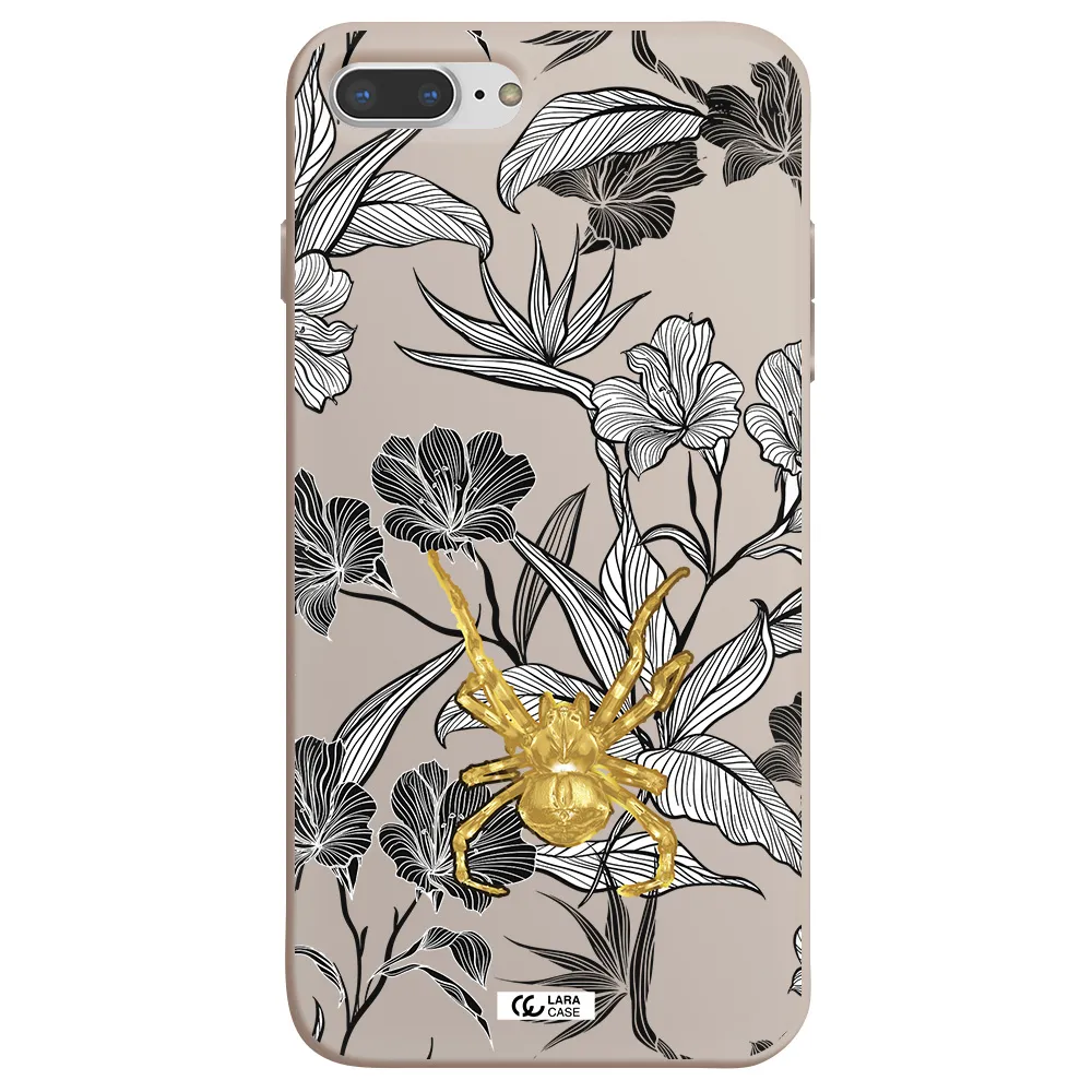 Golden Spider Apple iPhone 7 plus Silicone Stone Case