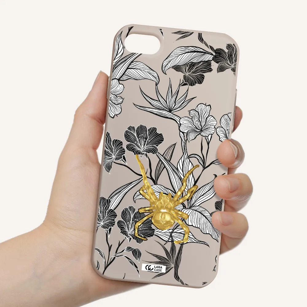 Golden Spider Apple iPhone 7 Silicone Stone Case