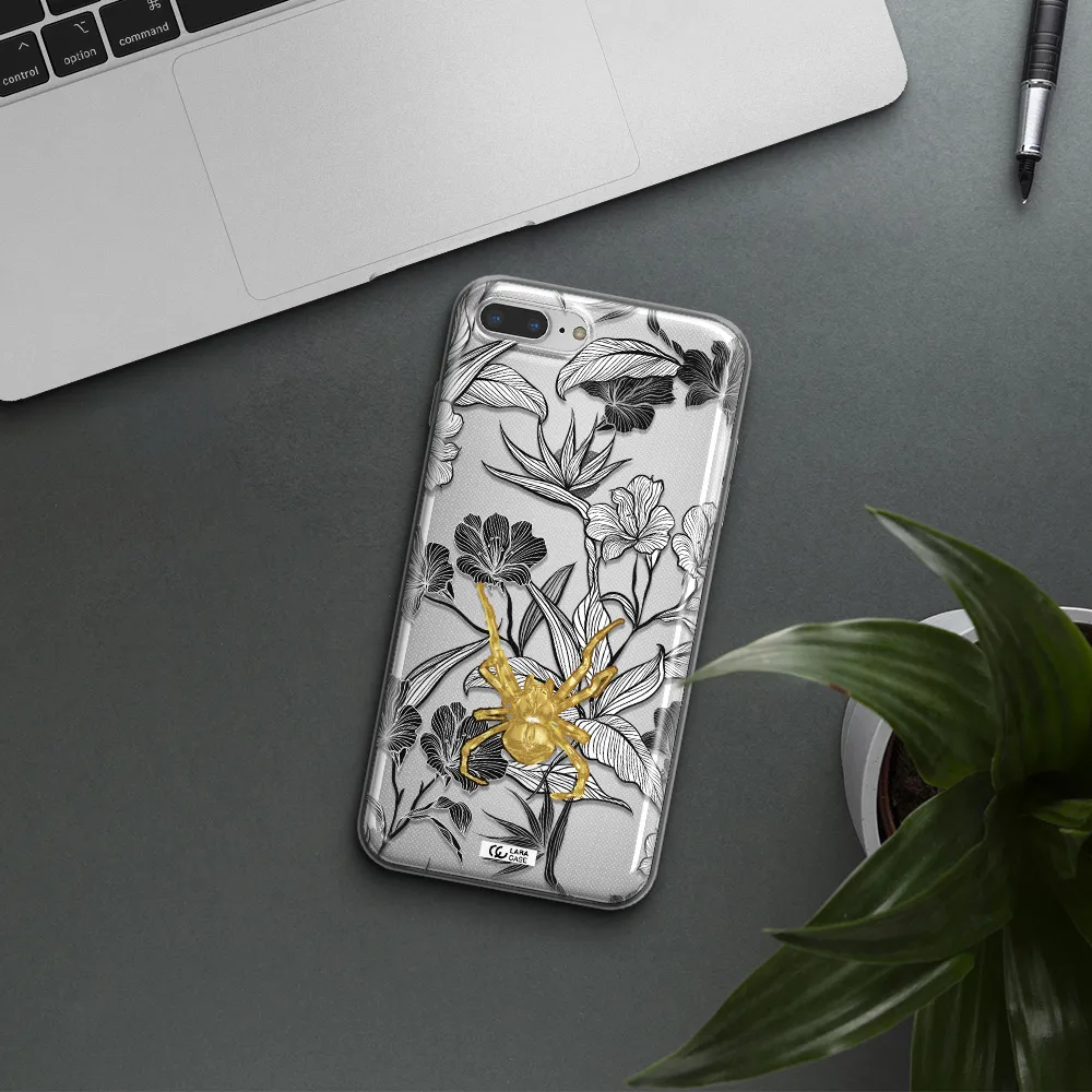 Golden Spider Apple iPhone 8 plus Clear TPU Case