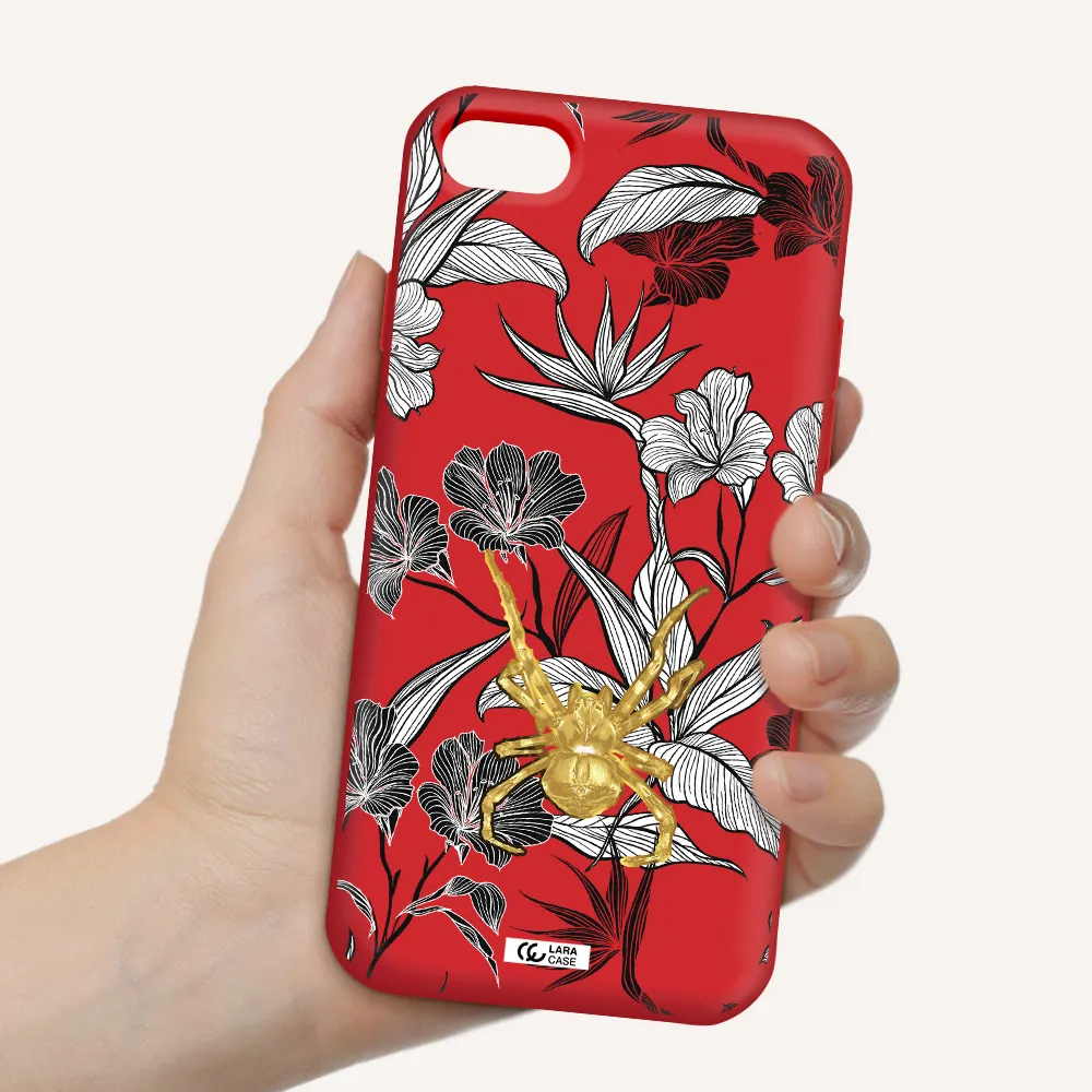 Golden Spider Apple iPhone 8 Silicone Imperial Red Case