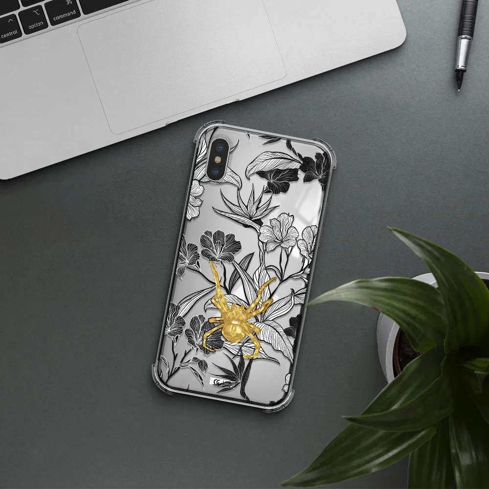 Golden Spider Apple iPhone XS Clear PC Case