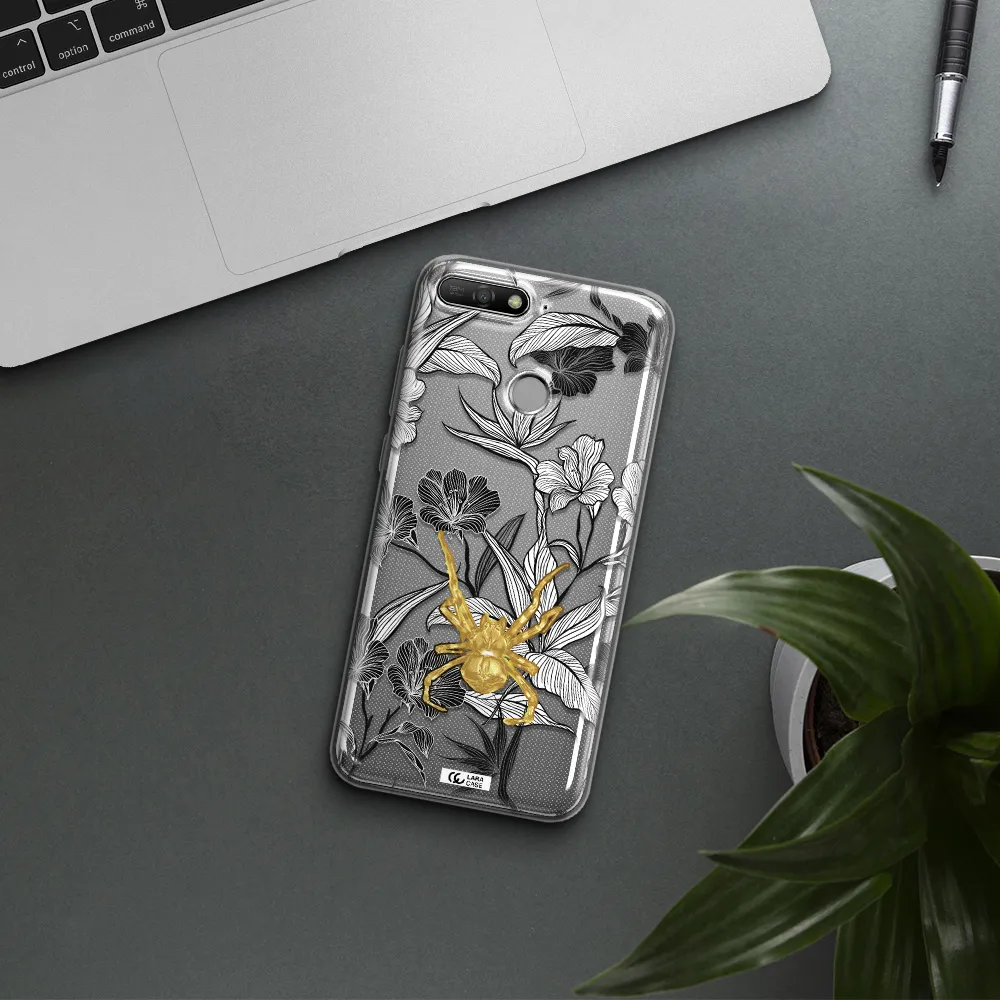 Golden Spider Huawei Y6 Prime 2018 Clear TPU Case